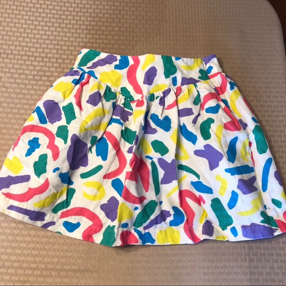 moschino couture art confetti paint skirt